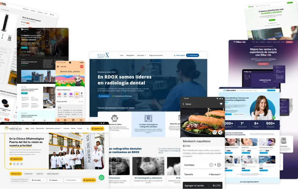 Proyectos de diseño web (versión móvil)